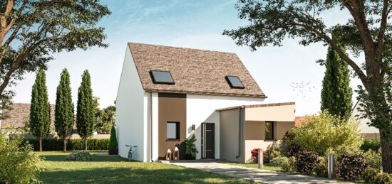 Maison neuve à Calorguen, Bretagne
