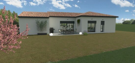 Maison neuve à Barjac, Occitanie