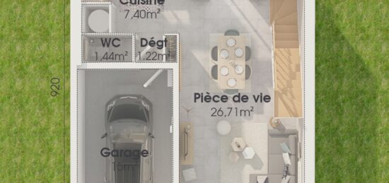 Maison neuve à , Nord