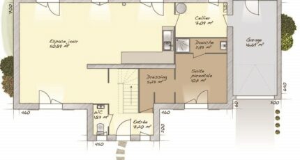 Saint-Léger-en-Yvelines Maison neuve - 2072779-412modele820150505dcbOf.jpeg Maisons France Confort