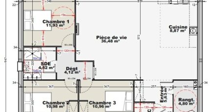 Start 100m² - 3CH - PMR 40399-11195modele1020250217IMwSw.jpeg - Maisons France Confort