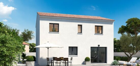 Maison neuve à Vailhauquès, Occitanie