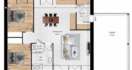 La Possonnière Maison neuve - 2116856-961modele820241025K9cSD.jpeg Maisons France Confort