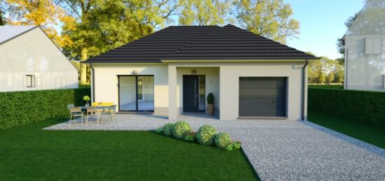 Maison neuve à Gamaches, Hauts-de-France