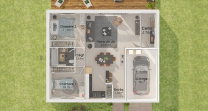 Les Magnils-Reigniers Maison neuve - 2071714-4586modele1020210624AMSgl.jpeg Maisons France Confort