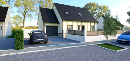 Maison neuve à Auberville, Normandie