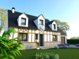 Maison à construire à Saint-Gatien-des-Bois (14130) 2083369-6190modele620210212R1w45.jpeg Maisons France Confort