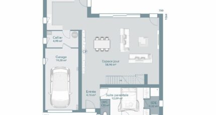 Florentin Maison neuve - 2084543-4586modele820190716uPXhe.jpeg Maisons France Confort