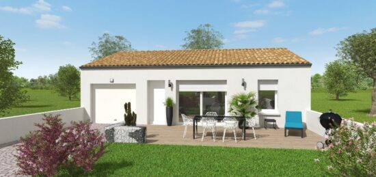 Maison neuve à Ballon, Nouvelle-Aquitaine