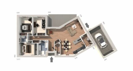 Montpellier Maison neuve - 2092814-3243modele820240219TSNox.jpeg Maisons France Confort
