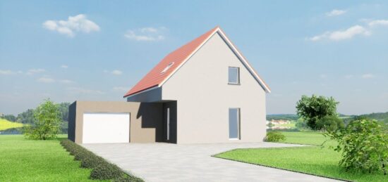Maison neuve à Niederhergheim, Grand Est