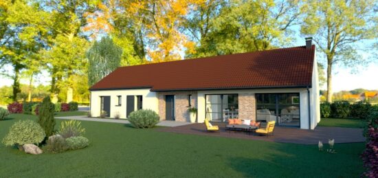 Maison neuve à Bois-Bernard, Hauts-de-France