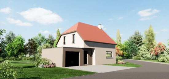 Maison neuve à Osthouse, Grand Est