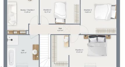 Douchy-les-Mines Maison neuve - 2075511-4586modele1020200709hL9VU.jpeg Maisons France Confort