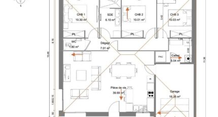 Saint-Denis-lès-Bourg Maison neuve - 2109970-754modele1020240521EIETG.jpeg Maisons France Confort