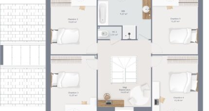 Nivelle Maison neuve - 2098467-10130modele920231129Bxhgd.jpeg Maisons France Confort