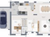 Maison à construire à Camphin-en-Carembault (59133) 2128825-10130modele820231129HVOJ3.jpeg Maisons France Confort