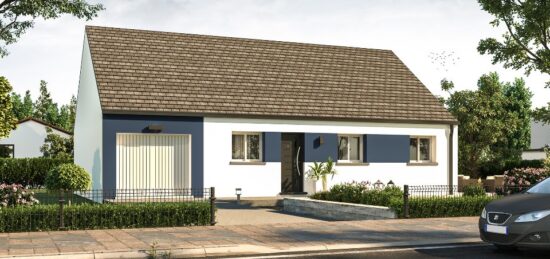 Maison neuve à Guilvinec, Bretagne