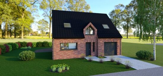 Maison neuve à Bruille-lez-Marchiennes, Hauts-de-France