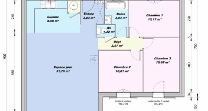 Saze Maison neuve - 2105499-3418modele620191107zmvCu.jpeg Maisons France Confort