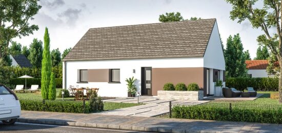 Maison neuve à Gourlizon, Bretagne