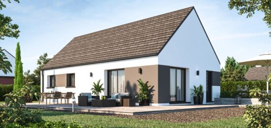 Maison neuve à Cardroc, Bretagne
