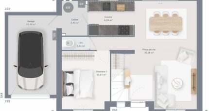 Illiers-Combray Maison neuve - 2133514-4586modele620200407644L2.jpeg Maisons France Confort