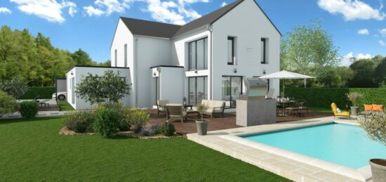 Maison neuve à Teillay, Bretagne