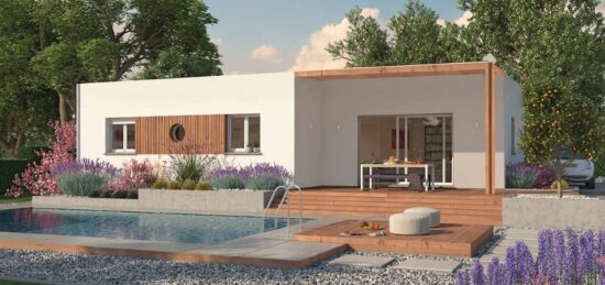 Maison neuve à Moustier, Nouvelle-Aquitaine
