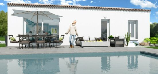 Maison neuve à Montségur-sur-Lauzon, Auvergne-Rhône-Alpes