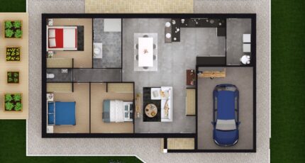 Saint-Doulchard Maison neuve - 2076545-5914modele820230303ebue4.jpeg Maisons France Confort