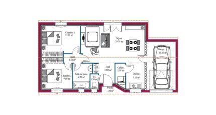 Prignac-et-Marcamps Maison neuve - 2138028-10393modele620230822csOLS.jpeg Maisons France Confort
