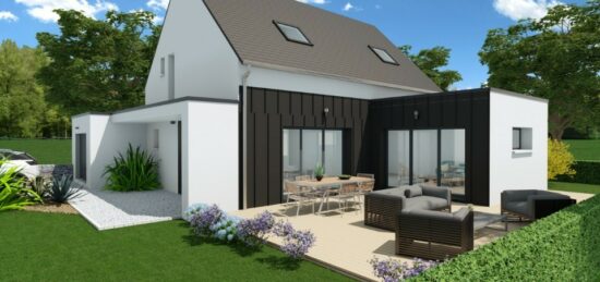 Maison neuve à La Baussaine, Bretagne