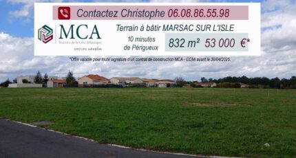 Marsac-sur-l'Isle Terrain à bâtir - 2138617-11203annonce120250324yJAgT.jpeg Maisons France Confort
