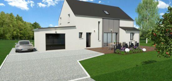 Maison neuve à La Baussaine, Bretagne