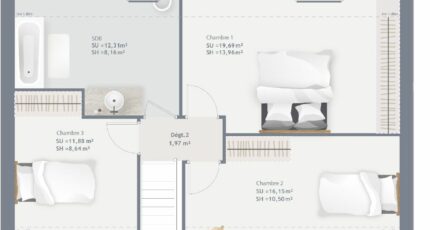 Rozay-en-Brie Maison neuve - 2140440-4586modele1020200407tv8l2.jpeg Maisons France Confort