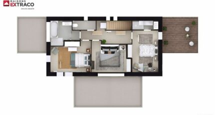 Trouville-sur-Mer Maison neuve - 2142226-3510modele1020220113tvLXV.jpeg Maisons France Confort