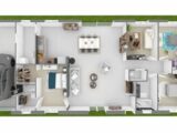 Maison à construire à Châteauroux (36000) 2142442-4539modele720221024kSOV4.jpeg Maisons France Confort