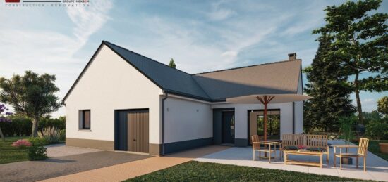 Maison neuve à Vibeuf, Normandie