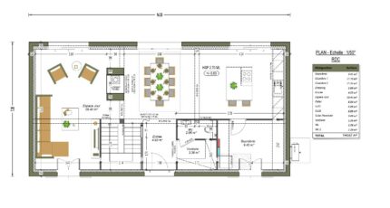 Bastide 145 m² 40678-11295modele1020250417fmw8E.jpeg - Maisons France Confort