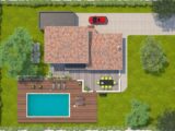 Maison à construire à Saint-Gély-du-Fesc (34980) 2100996-269163_plan-maison-aigue-marine-145-elegance--plan-masse.jpg Maisons France Confort