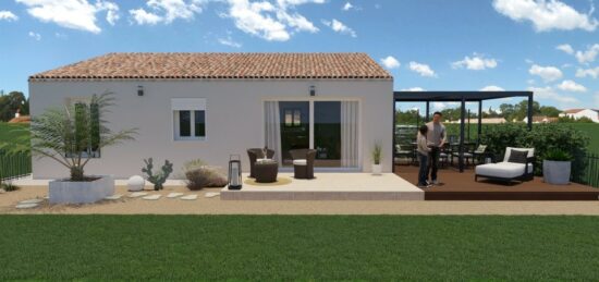 Maison neuve à Lagorce, Auvergne-Rhône-Alpes