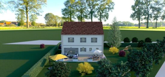 Maison neuve à Luzarches, Île-de-France