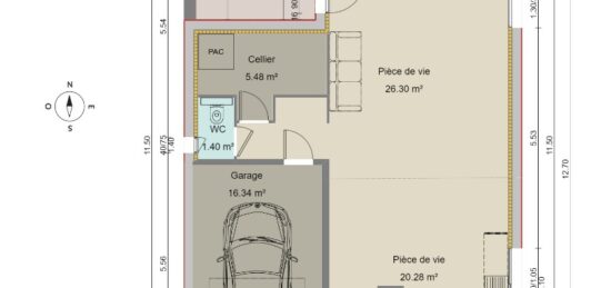 Maison neuve à , Hautes-Alpes