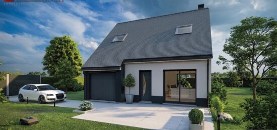 Maison neuve à Le Breuil-en-Auge, Normandie