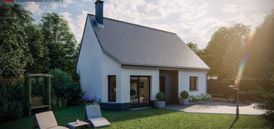 Maison neuve à Marcilly-la-Campagne, Normandie
