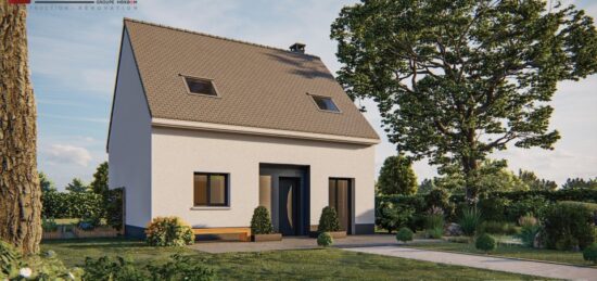 Maison neuve à Sainte-Marthe, Normandie