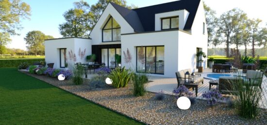 Maison neuve à Riec-sur-Belon, Bretagne