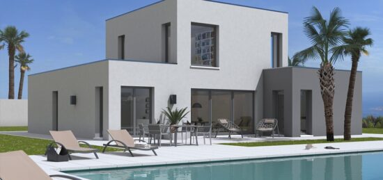 Maison neuve à Cournonsec, Occitanie