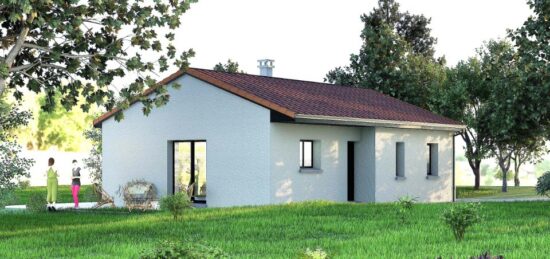 Maison neuve à Jussac, Auvergne-Rhône-Alpes